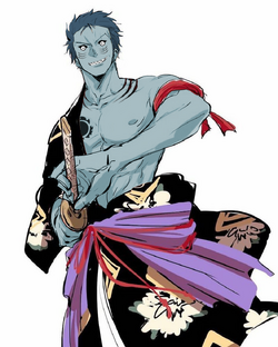 prompthunt: illustration humanisation Yoru(One piece)