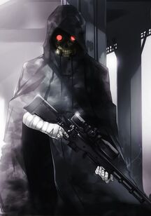 Magyaku as Shinji with his sniper, Supremacy.