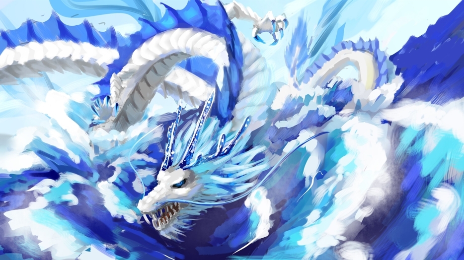 ArtStation - One piece Uo Uo No Mi Model Azur Dragon