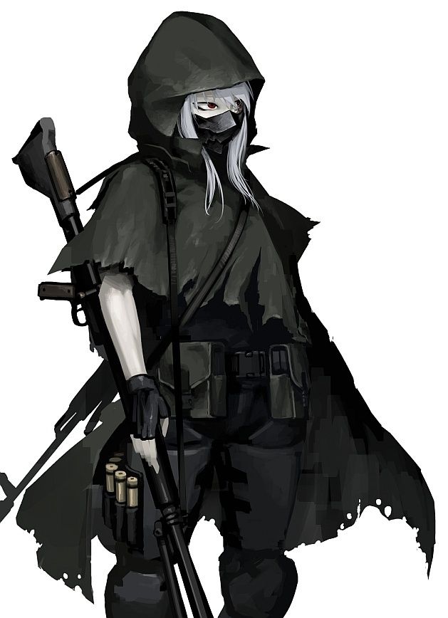 Beautiful Dark Skinned Assassin's Creed Anime Character Graphic · Creative  Fabrica