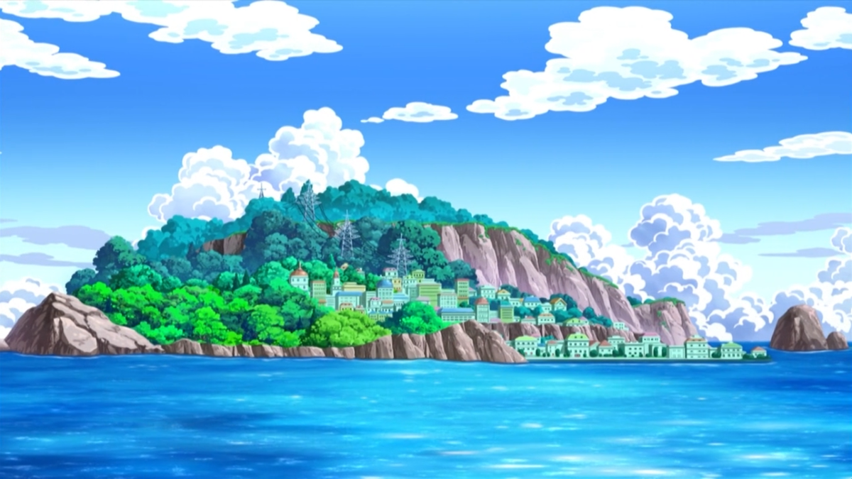 Secluded Anime Island Paradise. Anime, Wallpaper,
