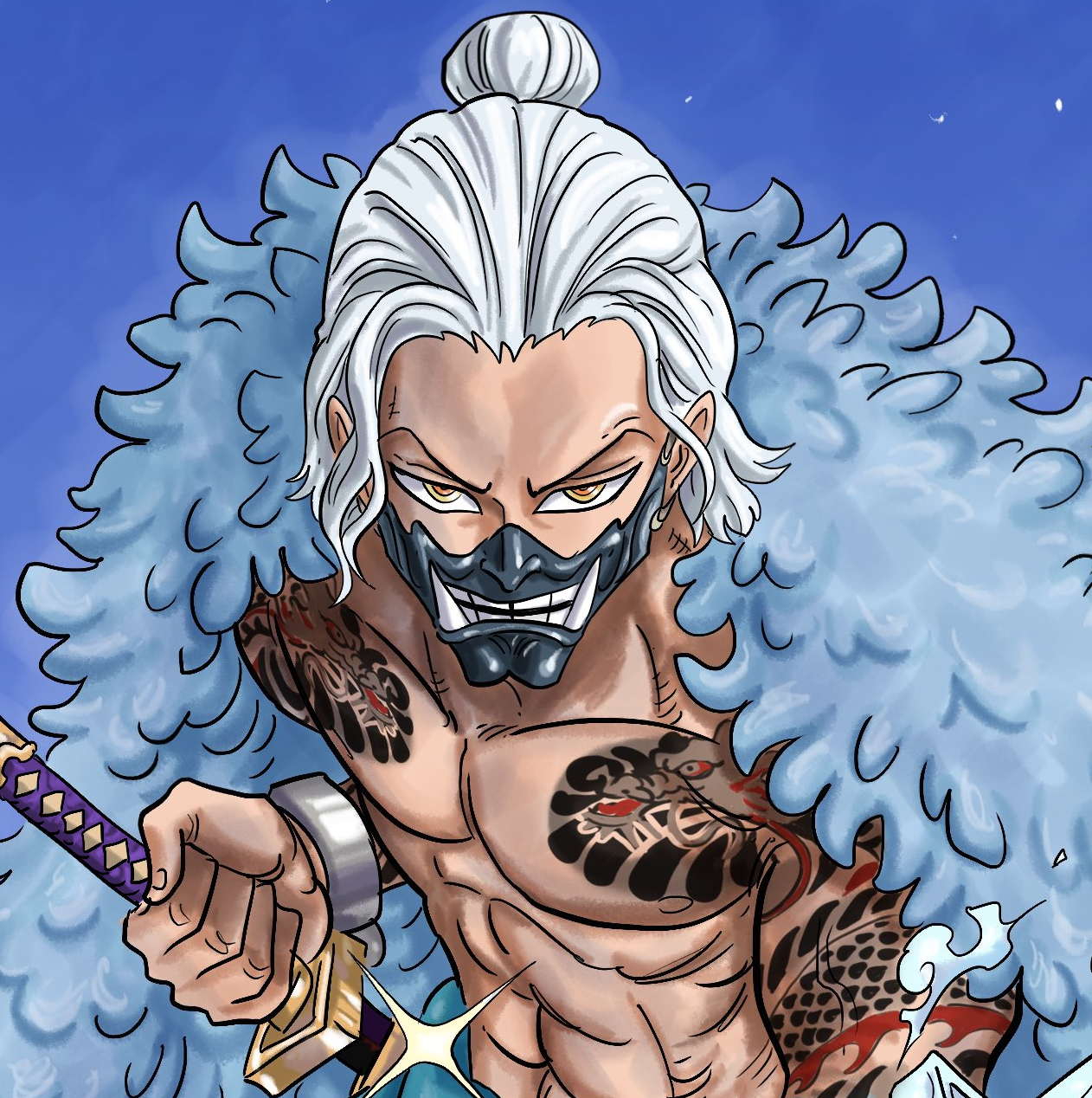 Majora's One Piece & iCORE blog - smarties-art: Doflamingo + Kage Kage no Mi