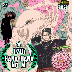 One Piece DF-02 Nico Robin Devil Fruit Hana Hana No Mi Waifu Foil
