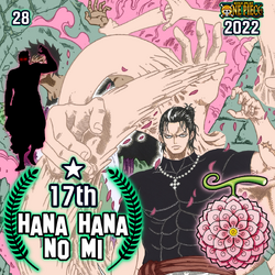 One Piece Nico Robin Flower Flower Fruit - hana hana no mi