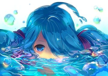 Anime style water an art canvas by Ninneko  INPRNT