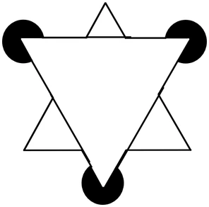 Kanizsa triangle