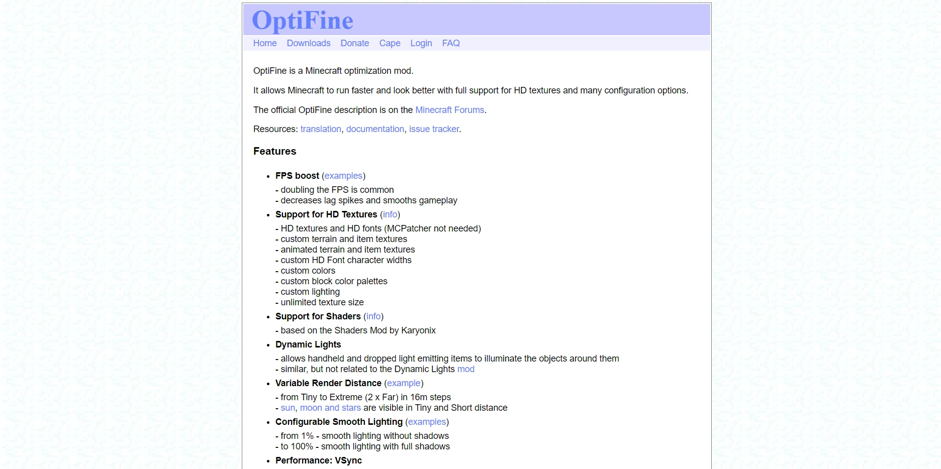 Optifine.net | OptiFine Wiki | Fandom