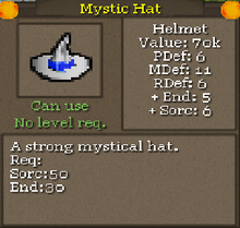 Mystic hat