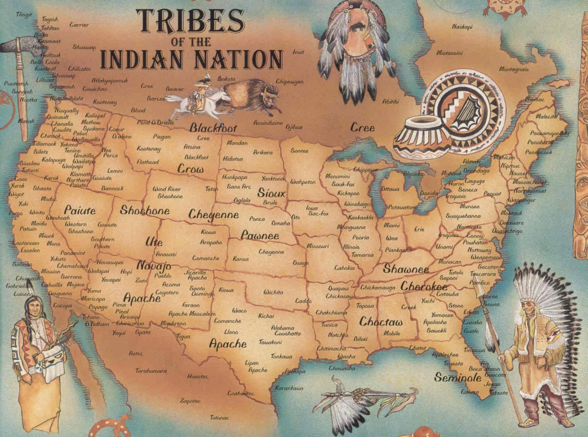Map of Native American oral traditions