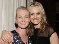 Piper Kerman und Taylor Schilling, welche Piper Chapman verörpert