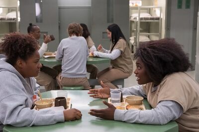 Cindy-Taystee-hash-things-out.jpeg