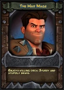 The War Mage from the character select screen from Orcs Must Die 2