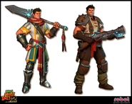 Comparison of War Mage appearances between OMD!1 and 2