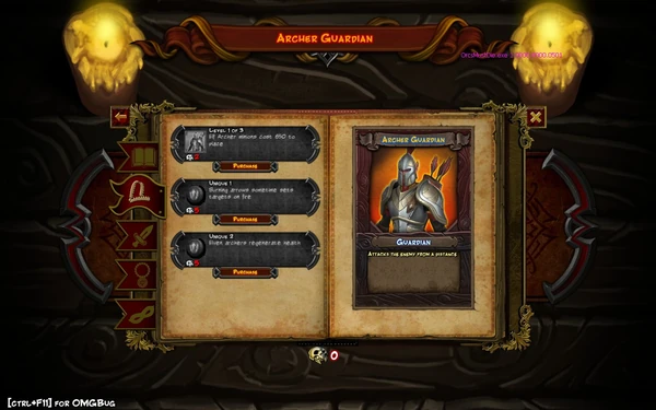 Archer Guardian Upgrades