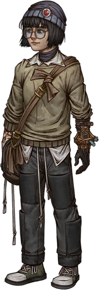 Arte de Lucie Pocharde com luva em Quarentena