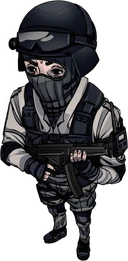 Miniatura Chloe Grey em combate em Calamidade