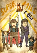 Milo no desenho feito por Amora