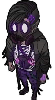 Miniatura Produção feminino roxo em Desconjuração