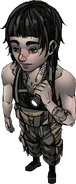 Artemis com uma lanterna