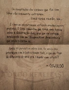 Carta de Oswaldo para Jorge