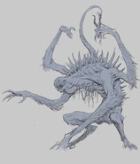 Primeira Arte Conceitual do Quibungo em Hexatombe, por Kael