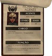 Ficha de Agente de Amy