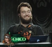 LJoga fazendo cosplay de Chico Albuquerque em Sinais do Outro Lado