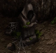 Estátua que inspirou a aparência e criação do Amigo Imaginário