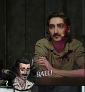 Calango fazendo cosplay de Balu em Calamidade