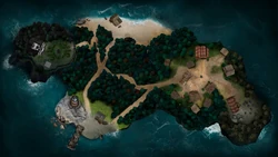 Mapa da ilha de Tipora