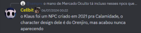 Referência Klaus NPC Calamidade