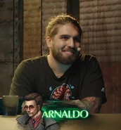 Rakin como Arnaldo Fritz em Sinais do Outro Lado