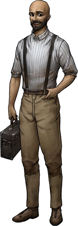 Portrait Wanderley em O Segredo na Ilha