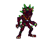 Sprite do Zumbi Cristalizado de Theo sendo executado