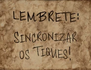 Lembrete sobre os Relógios, escrito por Jorge