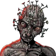 Arte Transtornado com pregos em Hexatombe