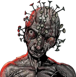 Arte Transtornado com pregos em Hexatombe