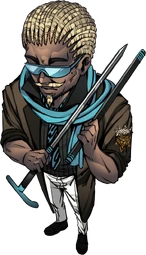 Miniatura Lorenzo Leone em combate em Calamidade