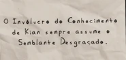 Primeiro bilhete escrito por Anthony para a Força D