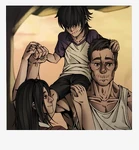 Foto Kaiser e família sem boca