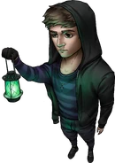 Miniatura Olivier com lampião em O Segredo na Ilha.png (5,25 MB) Olivier com um lampião