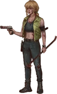 Cleo machucada com armas