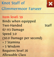 Knot Staff of Glimmermoor Farseer desc