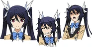 Aika's facial expressions