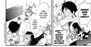 A dakimakura version of Kirino in Chapter 1 of Imouto Trouble