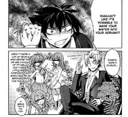 Kirino's cameo in Volume 4 of the High School DxD manga