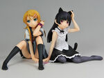 WAVE Kirino and Kuroneko Sitting Ver.