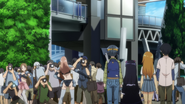 The group walking around Comiket in Boku wa Tomodachi ga Sukunai