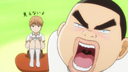 Takeo losing a game to Makoto