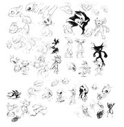 Ori rough pencilsketches by Johannes Figlhuber